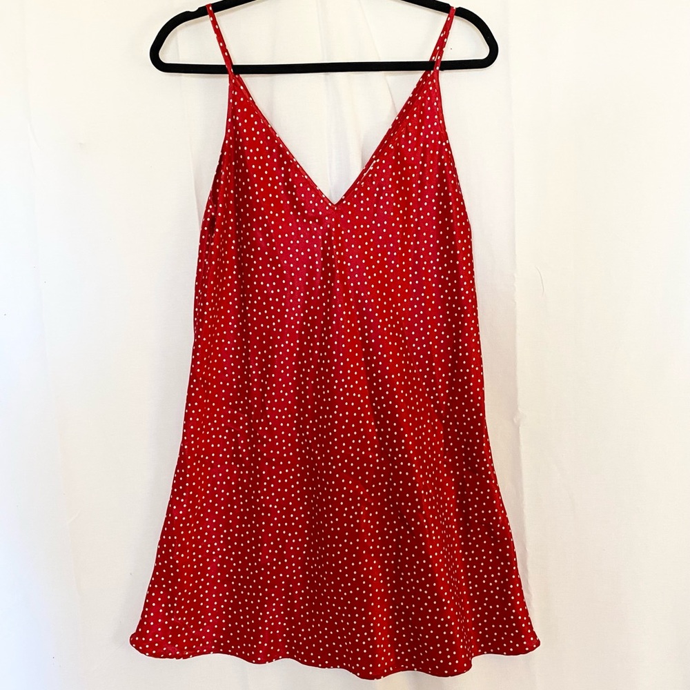 Vintage Polka Dot Slip Dress